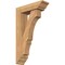Ekena Millwork Balboa Traditional Smooth Bracket w/ Offset Brace, Western Red Cedar, 5 1/2"W x 18"D x 30"H BKT0604X18X30BOA01SWR - alternate 1